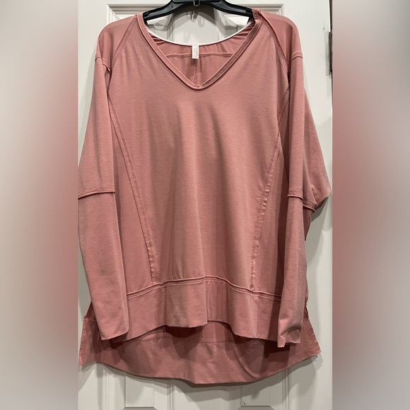 Free People Movement Relaxed Fit Split SideTunic With Hoodie - SP - Picture 10 of 10